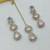 Beby pink necklace set with earrings & maang tikka | kundan & agate stone | lekar gold plating