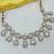 Beby pink necklace set with earrings & maang tikka | kundan & agate stone | lekar gold plating