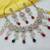 Multi set with earrings & maang tikka | kundan & agate stone | lekar gold plating