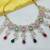 Multi set with earrings & maang tikka | kundan & agate stone | lekar gold plating