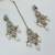 White color necklace set with earrings & maang tikka | kundan & agate stone | lekar gold plating