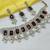 Majnat color necklace set with earrings & maang tikka | kundan & agate stone | lekar gold plating