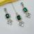 Multy color necklace set with earrings & maang tikka | kundan & agate stone | lekar gold plating