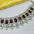 Majnat color necklace set with earrings & maang tikka | kundan & agate stone | lekar gold plating