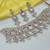Beby pink color necklace set with earrings & maang tikka | kundan & agate stone | lekar gold plating