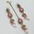 Beby pink color necklace set with earrings & maang tikka | kundan and agate stone | antique gold plating