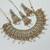 L c t color necklace set with earrings & maang tikka | kundan and agate stone | antique gold plating