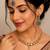 Firoza color necklace set with earrings & maang tikka | kundan and agate stone | antique gold plating