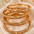Floral Accent Heritage Bangle