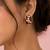 Pearl Pendant Necklace Set for Women | Multi-Layer Pearl Necklace with Matching Earrings | Red 