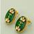 Pearl Pendant Necklace Set for Women | Multi-Layer Pearl Necklace with Matching Earrings |Green