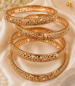 Heritage Floral Lattice Bangle