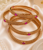 Ruby Accent Heritage Bangle