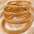 Heritage Engraved Gold Bangle