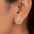 Pearl Choker Jewellery Set for Women | Floral CZ Necklace Set with Earrings