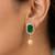 Pearl Choker Necklace Set for Women | Bridal Jewellery Set with Earrings | Green 