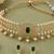 Pearl Choker Necklace Set for Women | Bridal Jewellery Set with Earrings | Green 