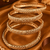 Heritage Engraved Gold Bangle