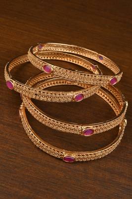 Ruby Accent Heritage Bangle 3