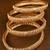 Heritage Engraved Gold Bangle