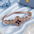 Rose gold finish oceanique bracelet