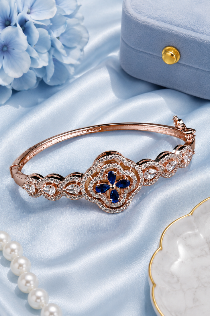 Rose gold finish oceanique bracelet