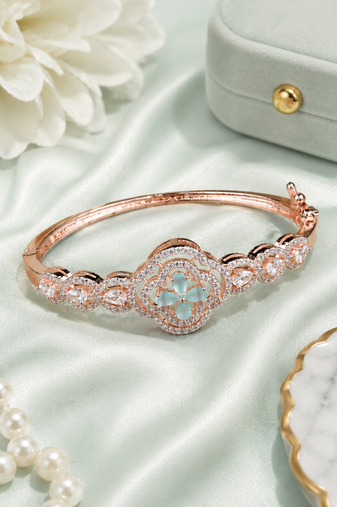 Rose gold finish mintara bracelet