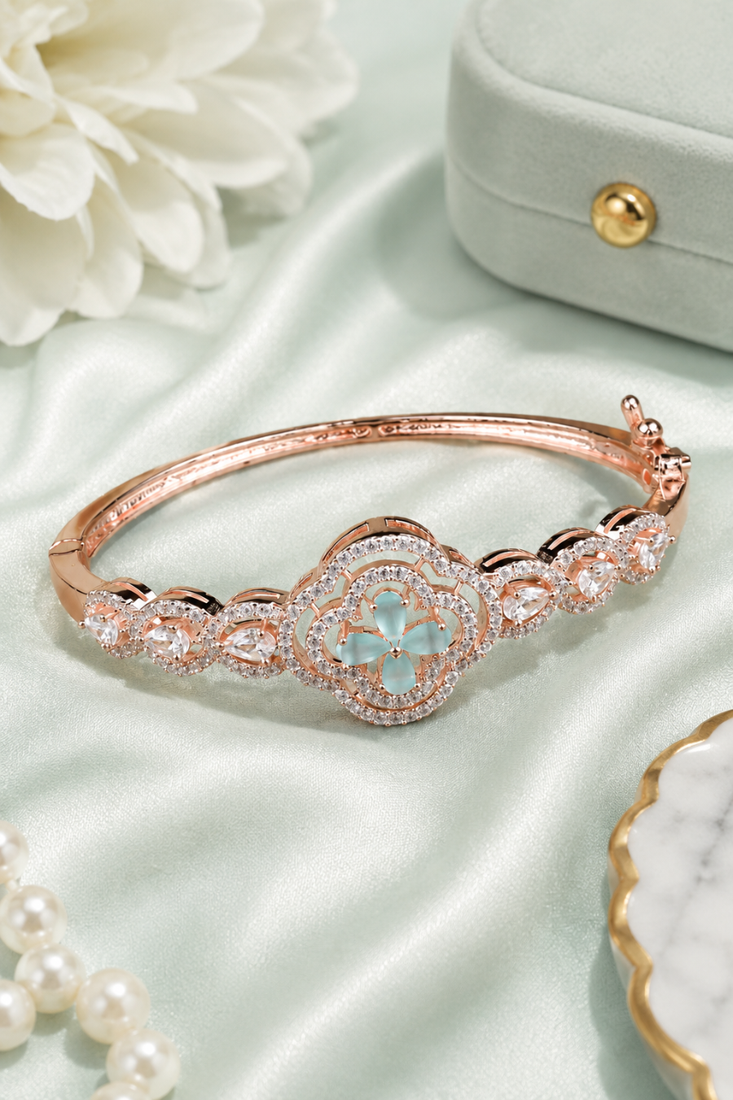Rose gold finish mintara bracelet