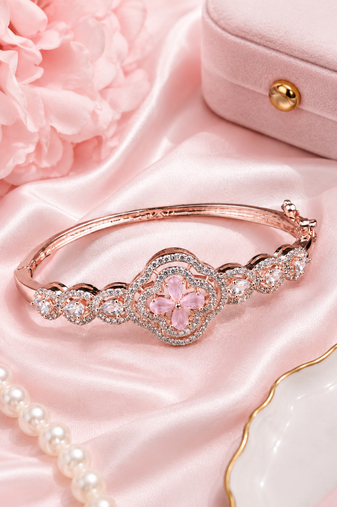 Rose gold finish blushmere bracelet