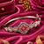 Rose gold finish roselle bloom bracelet