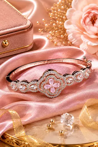 Rose gold finish blushmere bracelet