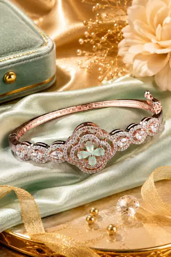 Rose gold finish mintara bracelet
