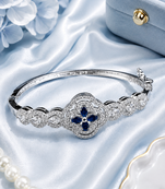 RHODIUM FINISH OCEANIQUE BRACELET