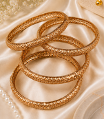 Classic Heritage Gold Plated Bangles