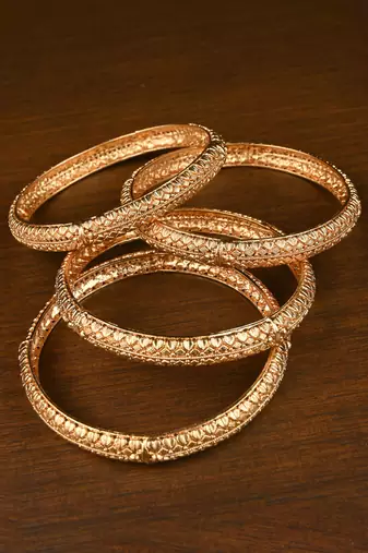 Classic Heritage Gold Plated Bangles