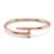 Pure copper nail design openable free size cuff bracelet for men women