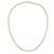 Pure copper alloy round body necklace chain for men women