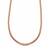 Pure copper alloy round body necklace chain for men women