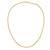 Brass micron 1 gram gold round body necklace chain for men women
