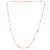 Pure copper thin light weight chain necklace for men women