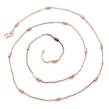 Pure copper thin light weight chain necklace for men women 2
