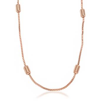 Pure copper thin light weight chain necklace for men women 3