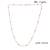 Pure copper thin light weight chain necklace for men women