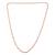Pure copper thin light weight chain necklace for men women