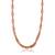 Pure copper thin light weight chain necklace for men women