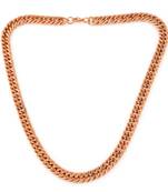 Pure copper alloy thick heavy necklace chain for men