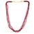 6 strand natural facetted ruby necklace for women