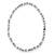 Ceramic skeleton charms bhootmala hindu spiritual tantrik aghori stretch necklace men fashion jewellery