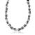 Ceramic skeleton charms bhootmala hindu spiritual tantrik aghori stretch necklace men fashion jewellery
