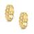 Brass micron gold plated adjutable toe ring for women